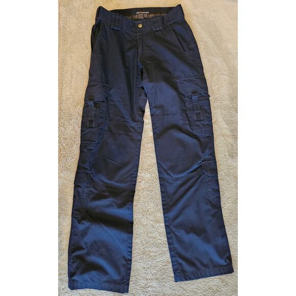 5.11 Tactical Workwear Utility Trouser Cargo Pants Blue Womens Sz 6 - Picture 6 of 10